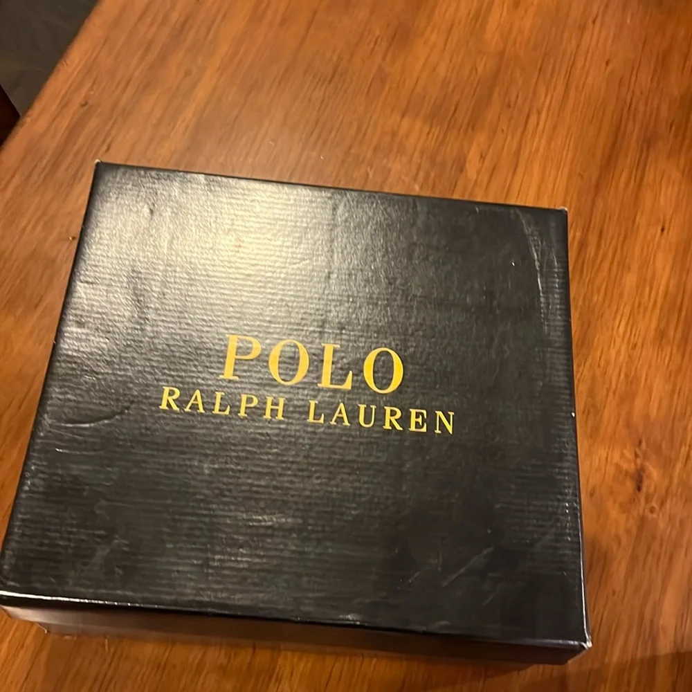 Polo Ralph Lauren Ranger Hi USA flag Sweater Bear Boots new Youth Boys Size 5.5